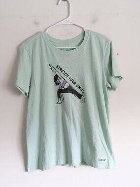 Life Is Good "Stretch Your Limits" Crusher Tee - Size Medium